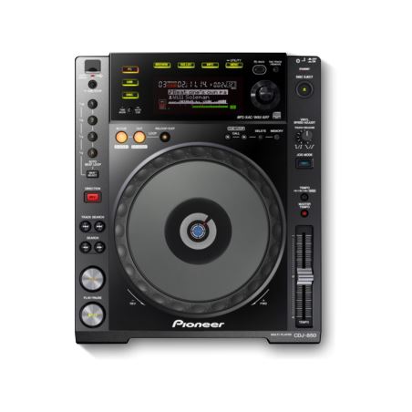 Pioneer CDJ-850-K cyfrowy deck, scratch jog wheel
